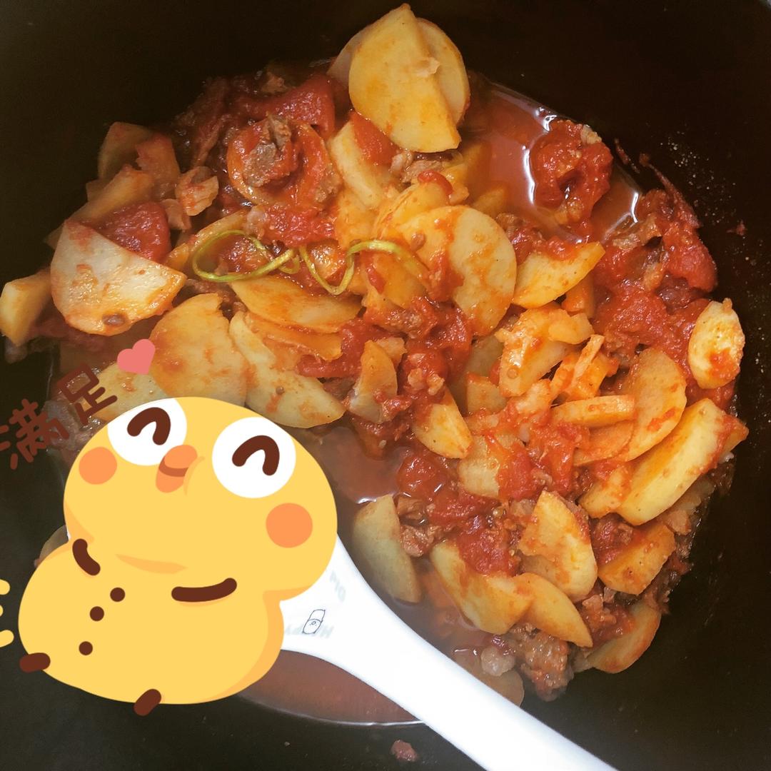 番茄土豆炖牛腩