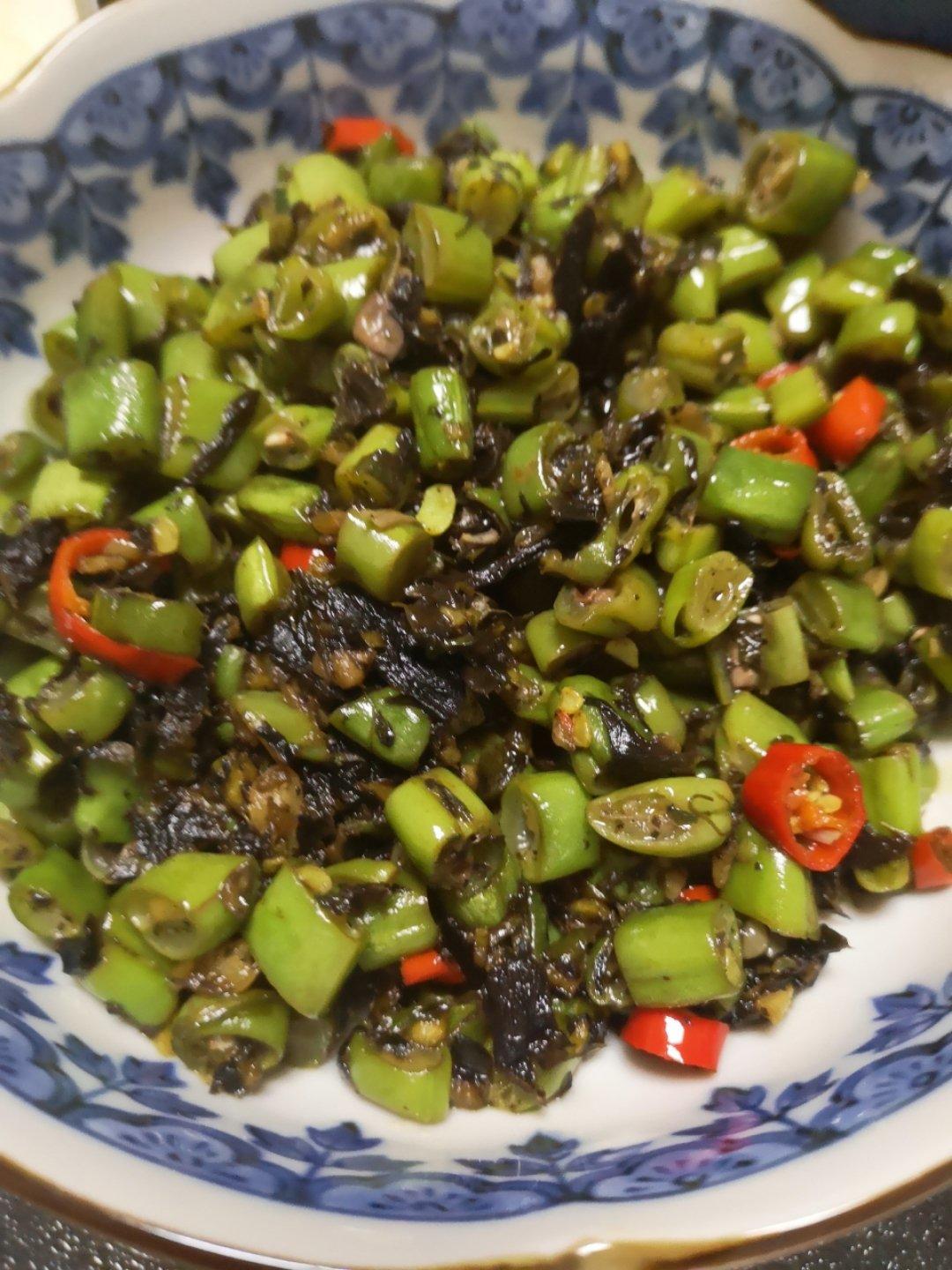 橄榄菜炒四季豆