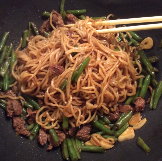 扁豆焖面
