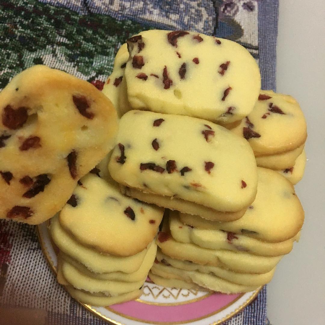 蔓越莓饼干--新手烘焙0压力 #皮黑森林#