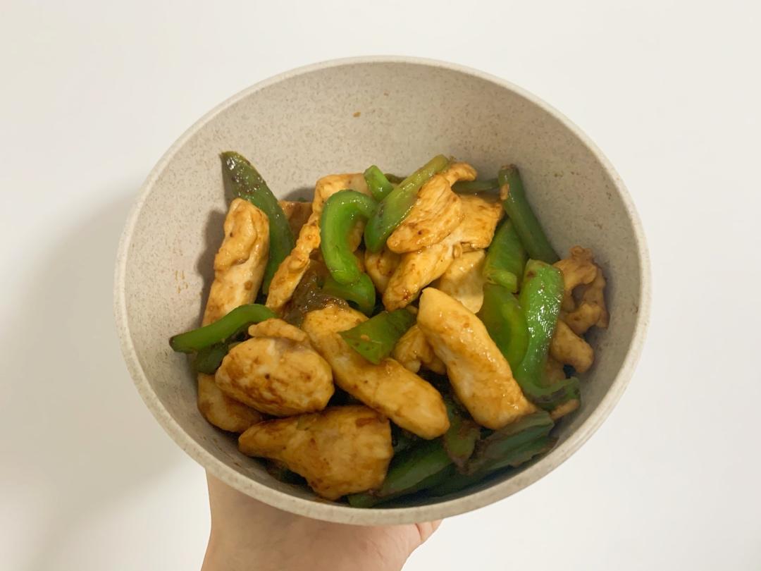 快手青椒鸡胸肉