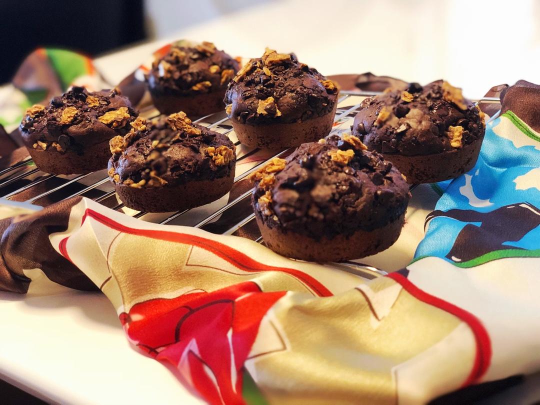 浓情巧克力摩卡马芬<Chocolate Espresso Muffins>