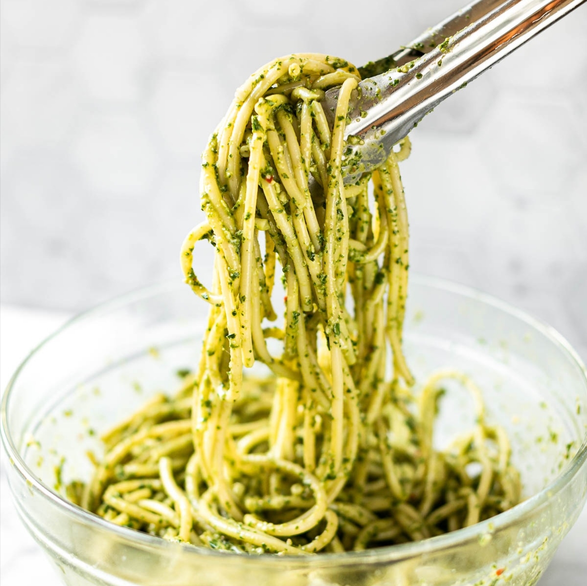 罗勒青酱瑶柱意面（Pesto Pasta with Scallops）的做法 步骤9