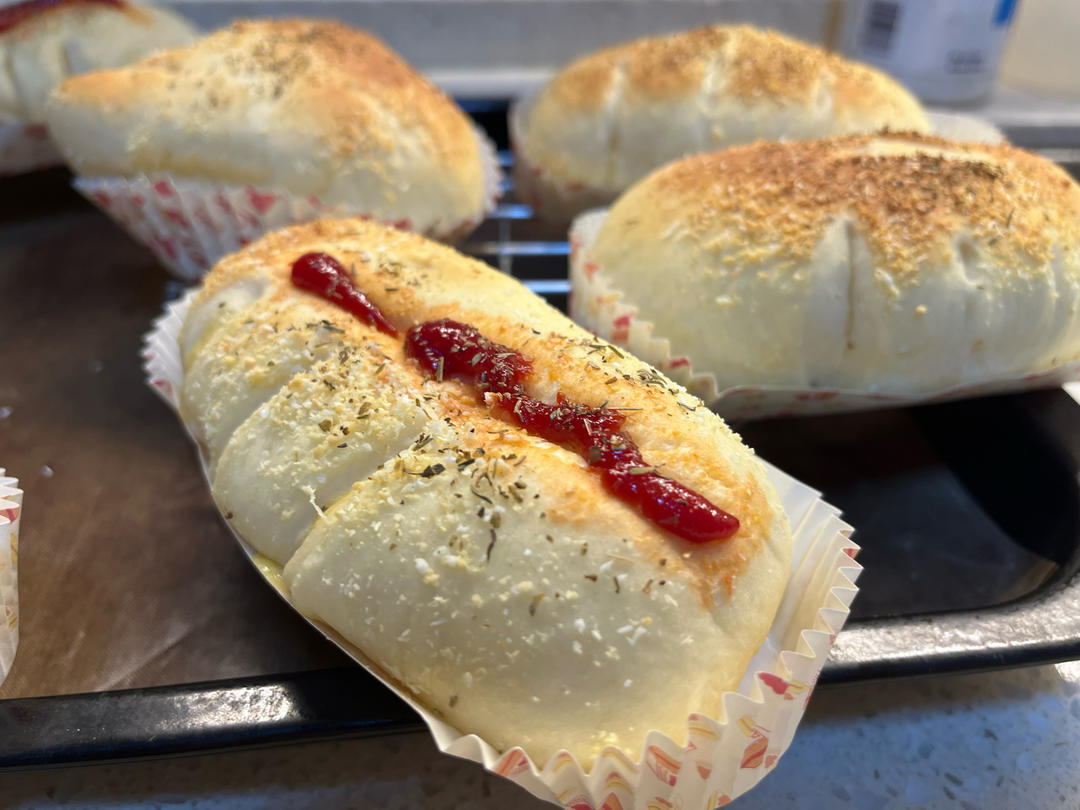 直接法万能面团－培根芝士包