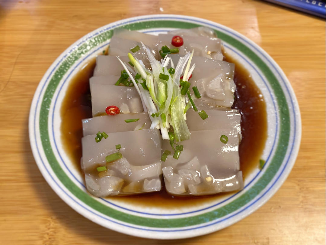 水晶肉皮冻