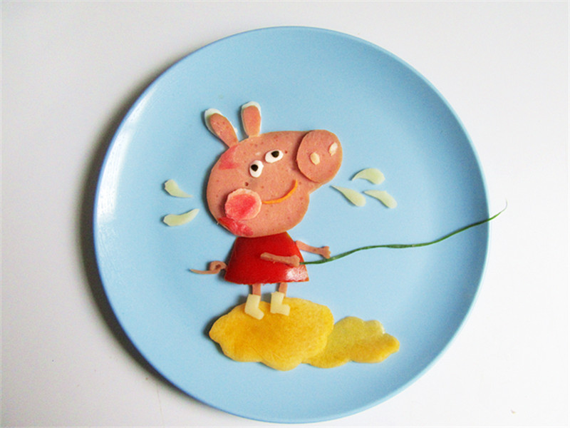 简易早餐——小猪佩奇的做法 步骤3