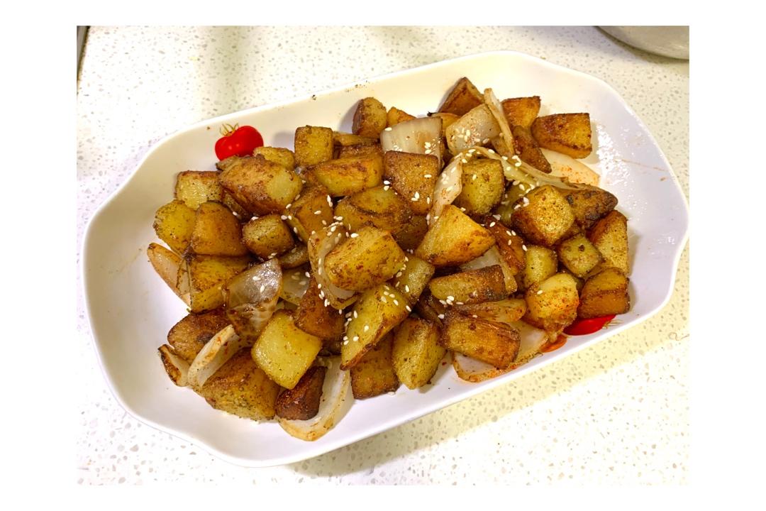 在家复制烧烤味土豆/孜然土豆