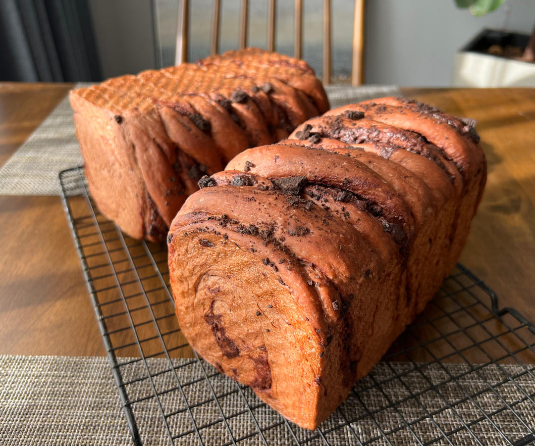 超浓奥利奥巧克力吐司！巧克力爱好者必做！