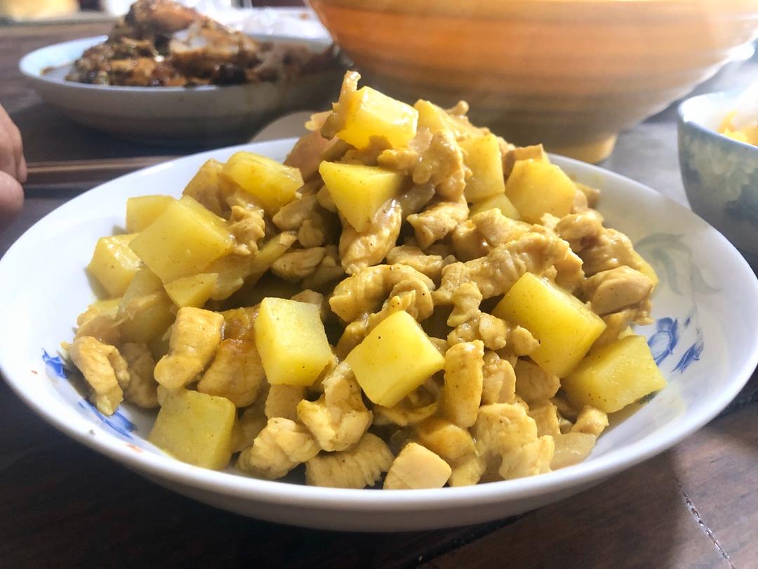 极简低卡咖喱鸡胸【美味减脂餐】
