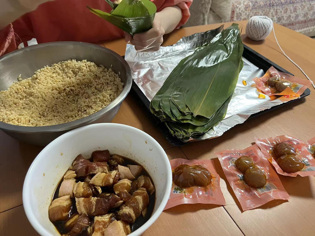 好吃到飞起的肉粽子