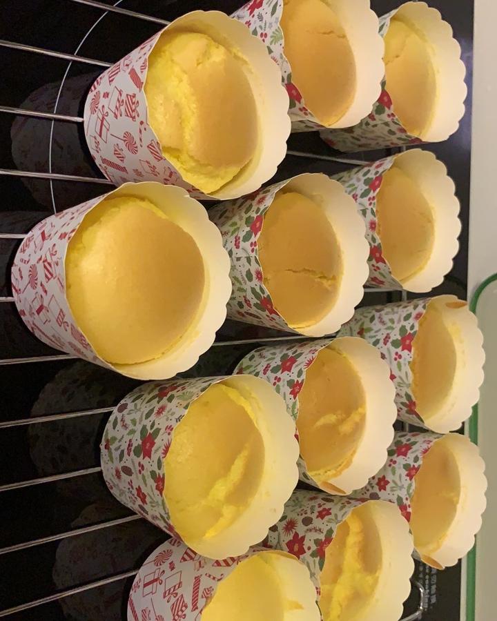不塌不凹的纸杯戚风蛋糕
