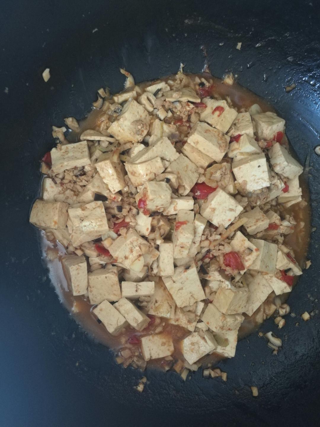超级下饭的香菇肉沫豆腐