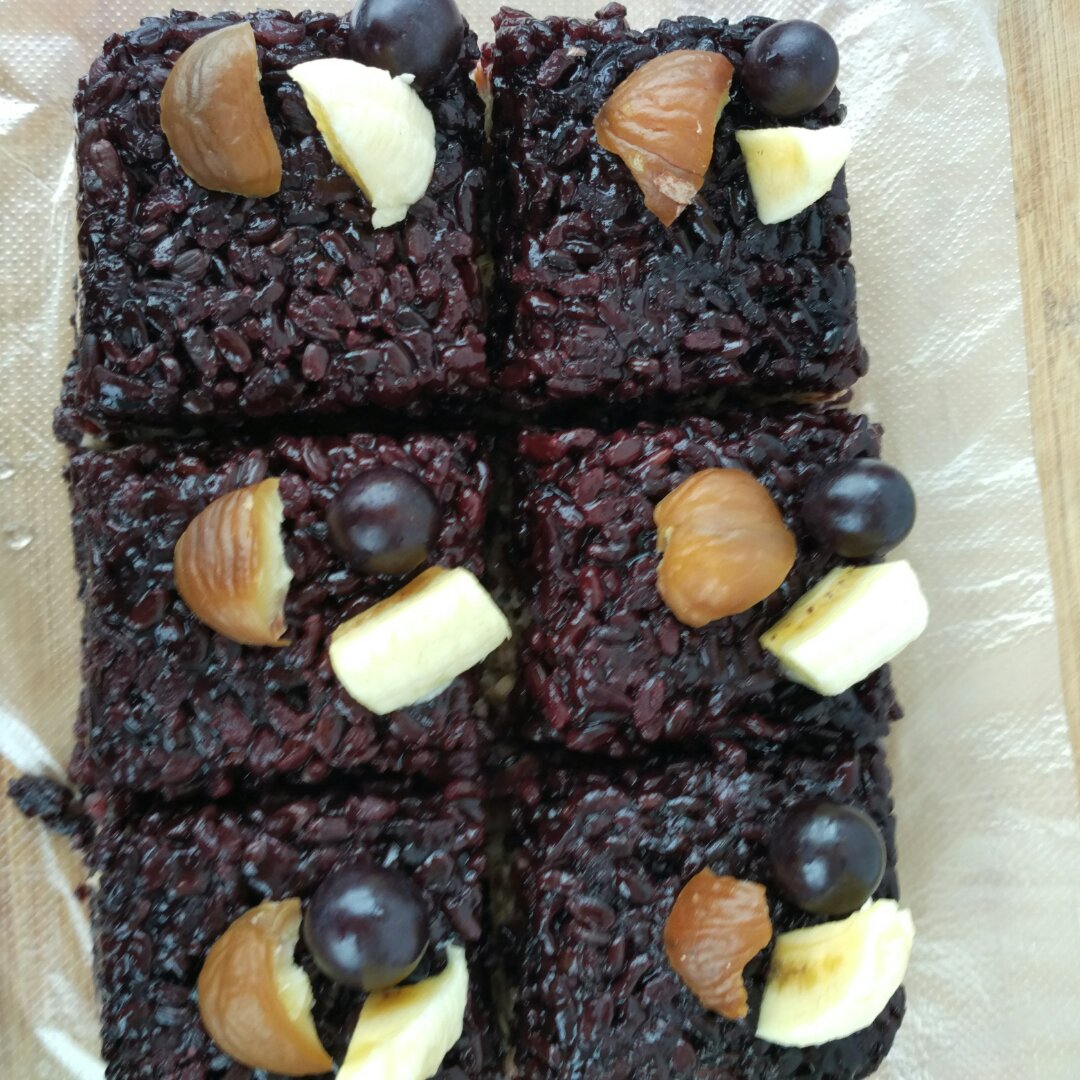 栗香黑米糕