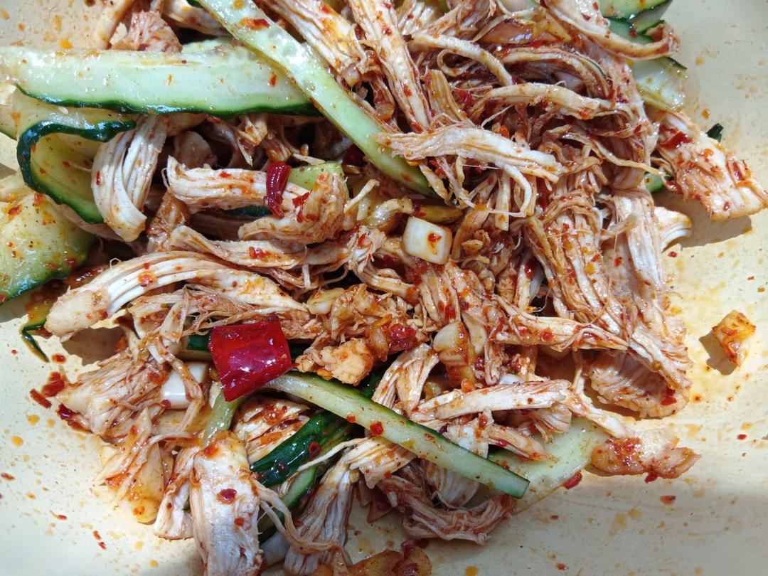 夏日减脂轻食～凉拌鸡丝