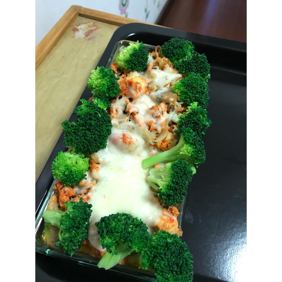 芝士奶油焗龙虾伊面