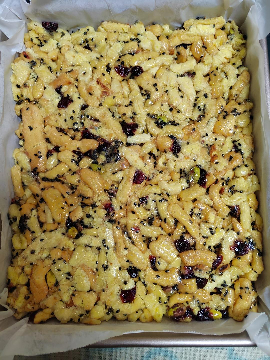 松软的鸡蛋沙琪玛