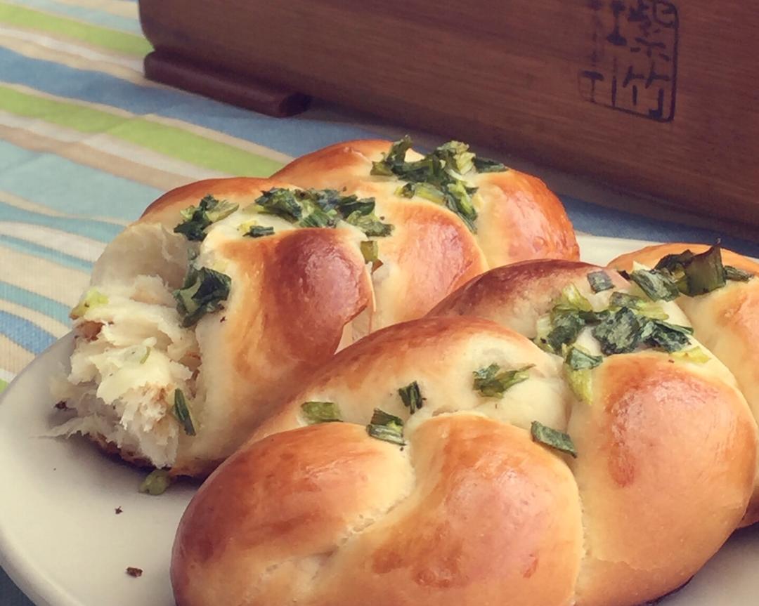 香葱肉松面包的做法步骤图 怎么做好吃 艾玛小厨房 下厨房