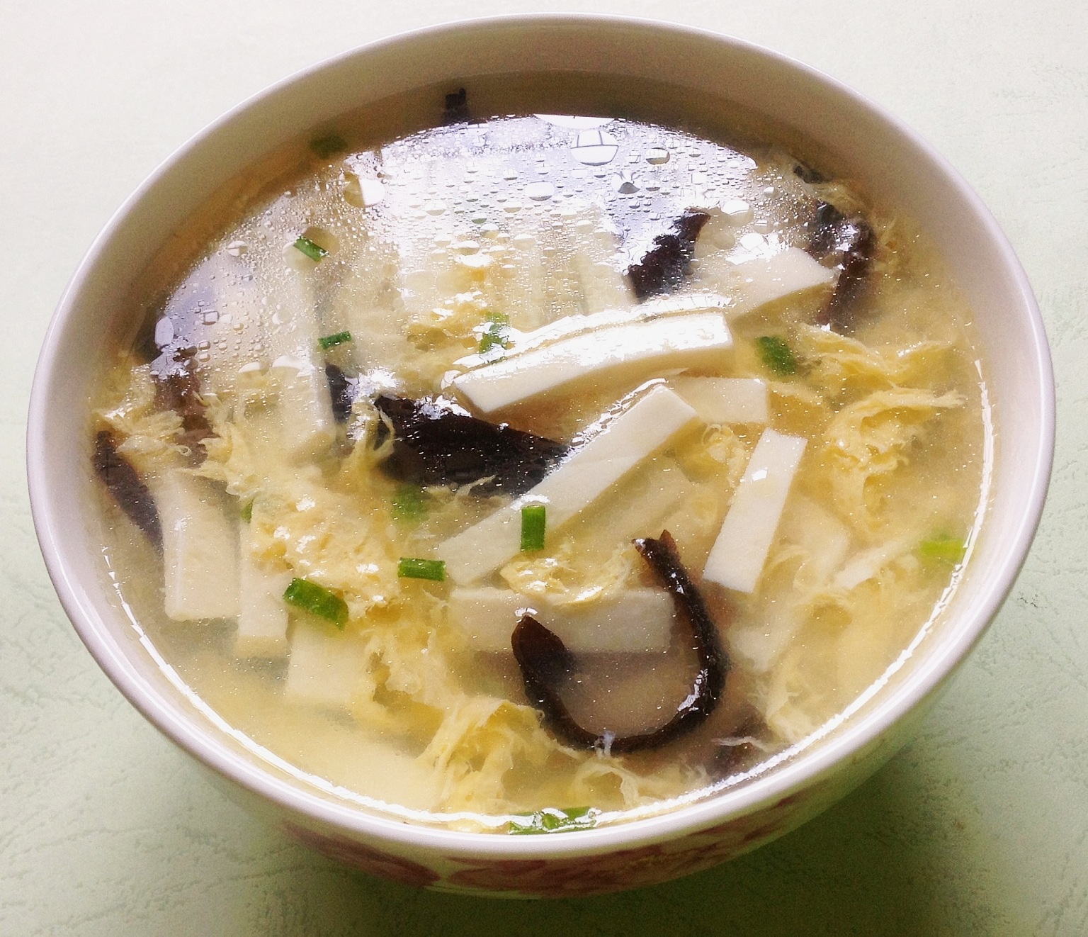 云柔风清做的内酯豆腐鸡蛋汤(简单快手)