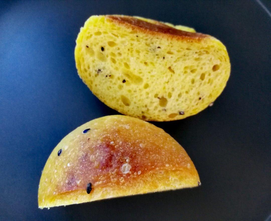 红薯黑芝麻面包球