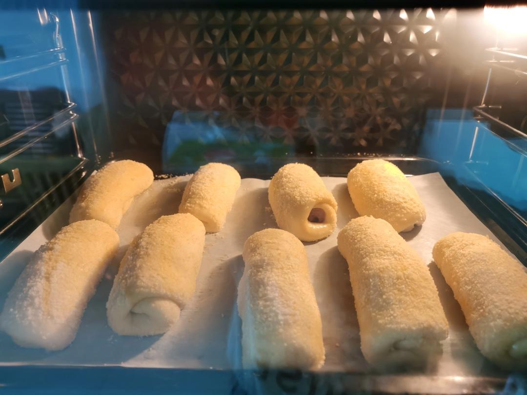 芝士火腿面包（一次发酵）