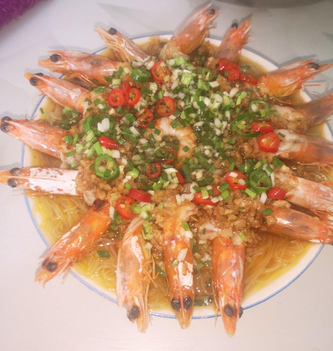 蒜蓉粉丝蒸虾