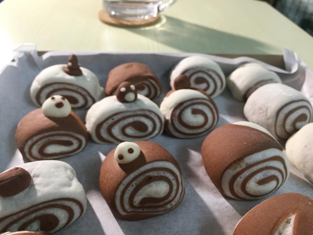 超萌胡萝卜刀切小馒头