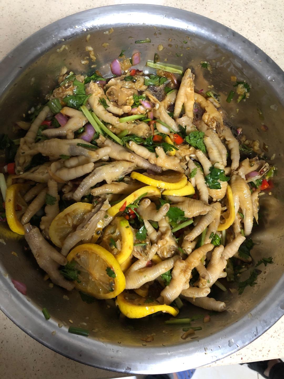 抖音网红百香果柠檬凤爪