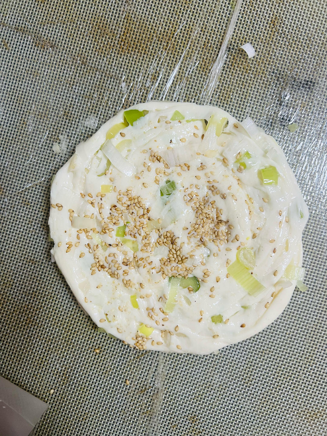 手抓葱油饼