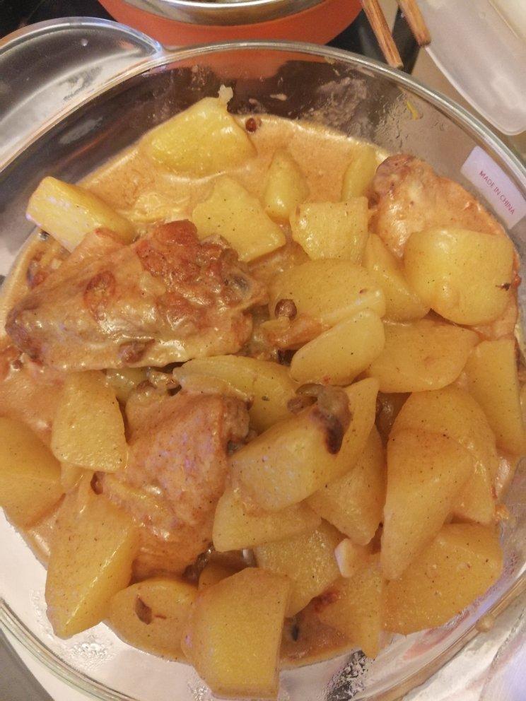 土豆炖鸡翅（快手零失败）
