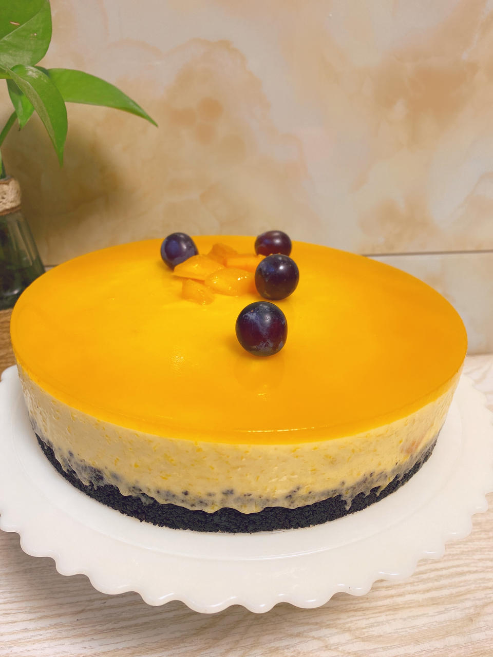 芒果慕斯蛋糕8寸