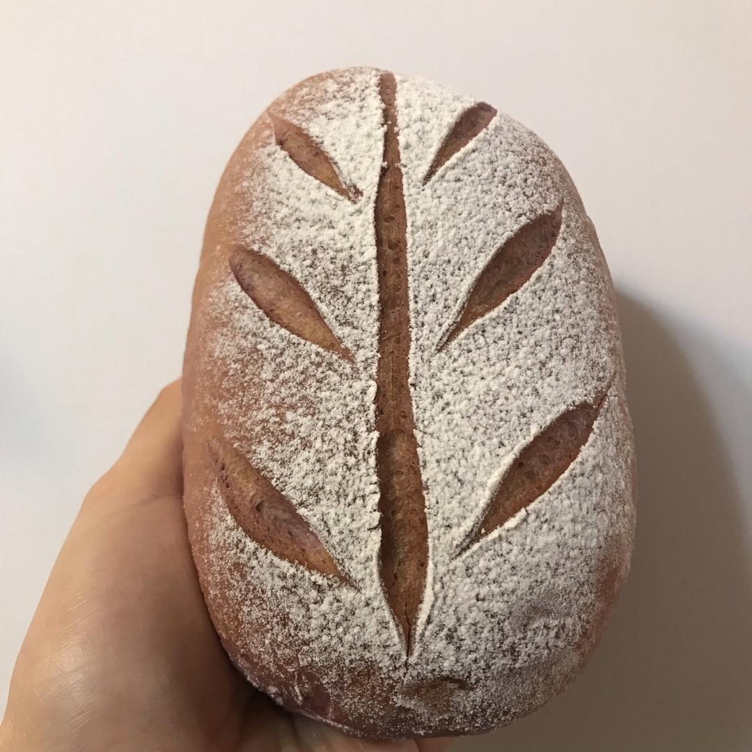 梦幻紫麻薯软欧包