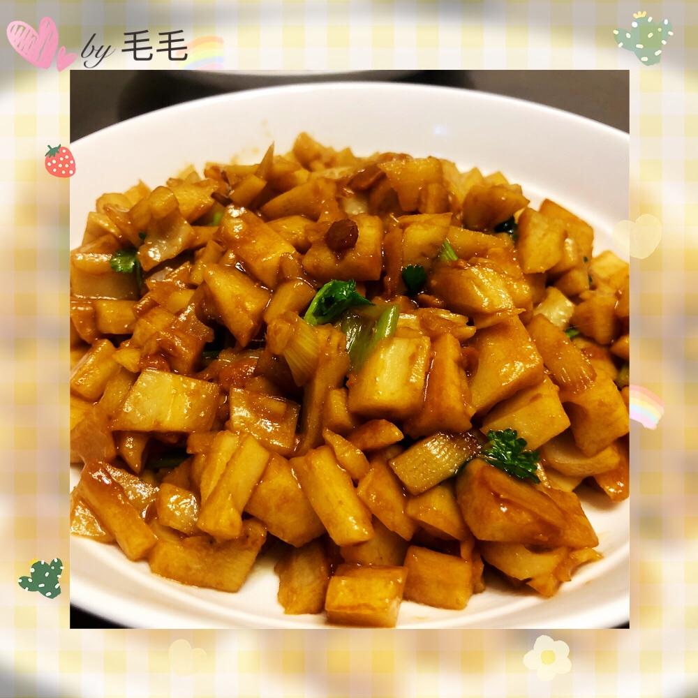 超级简单的酱爆素藕丁