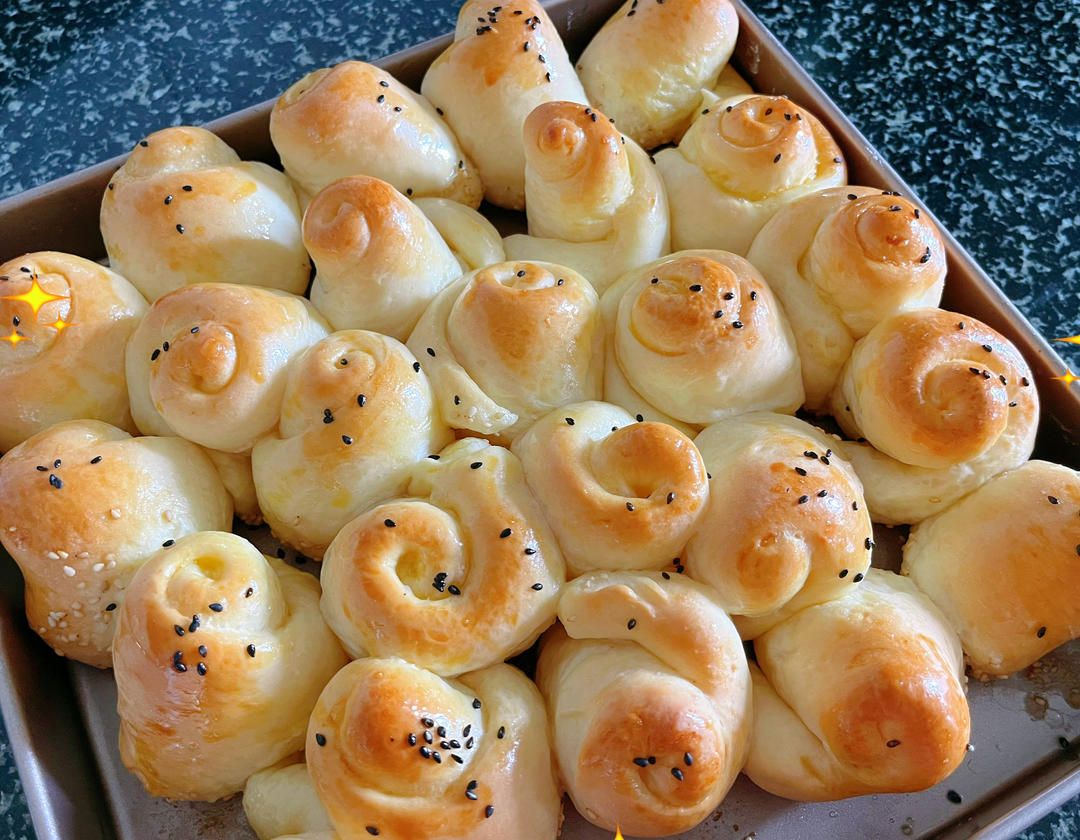 脆底蜂蜜小面包