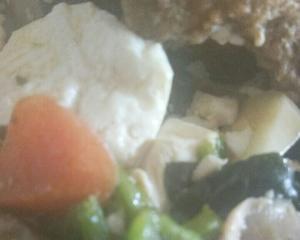 菠菜豆腐蘑菇胡萝卜的做法 步骤2