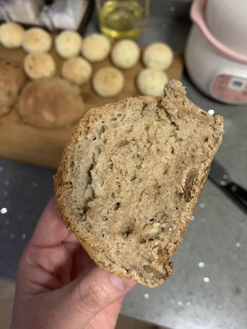 全麦果仁面包 100%全麦 无油