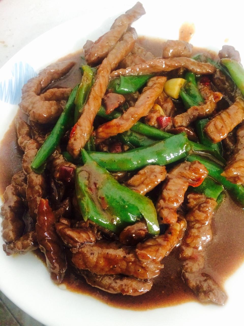 青椒牛柳