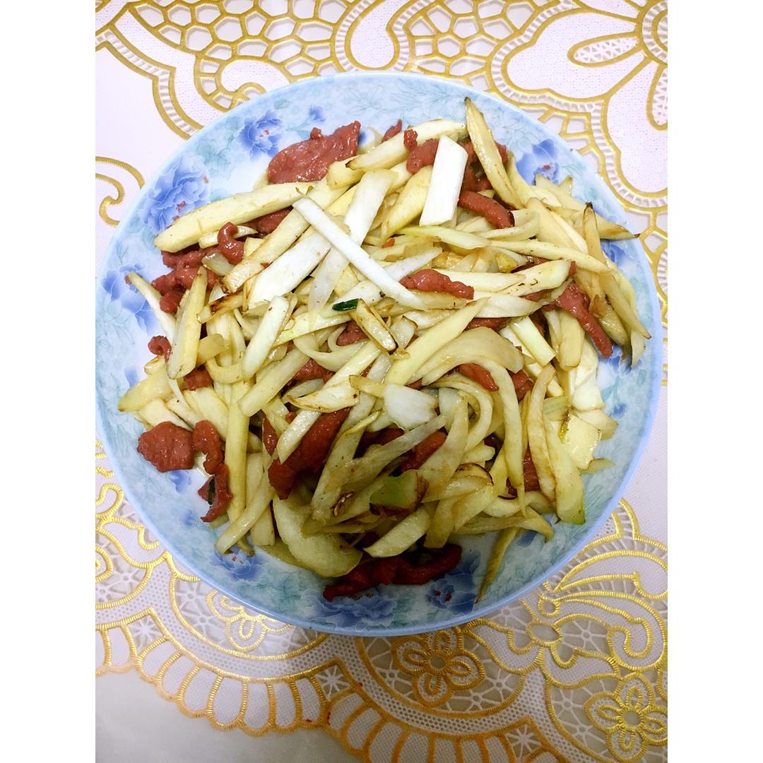 茭白肉丝