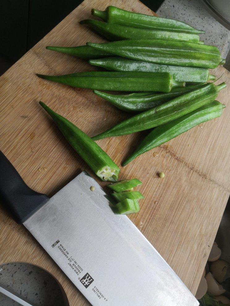 秋葵炒鸡蛋