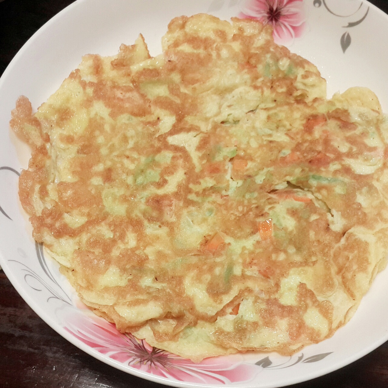 胡萝卜苦瓜摊蛋饼