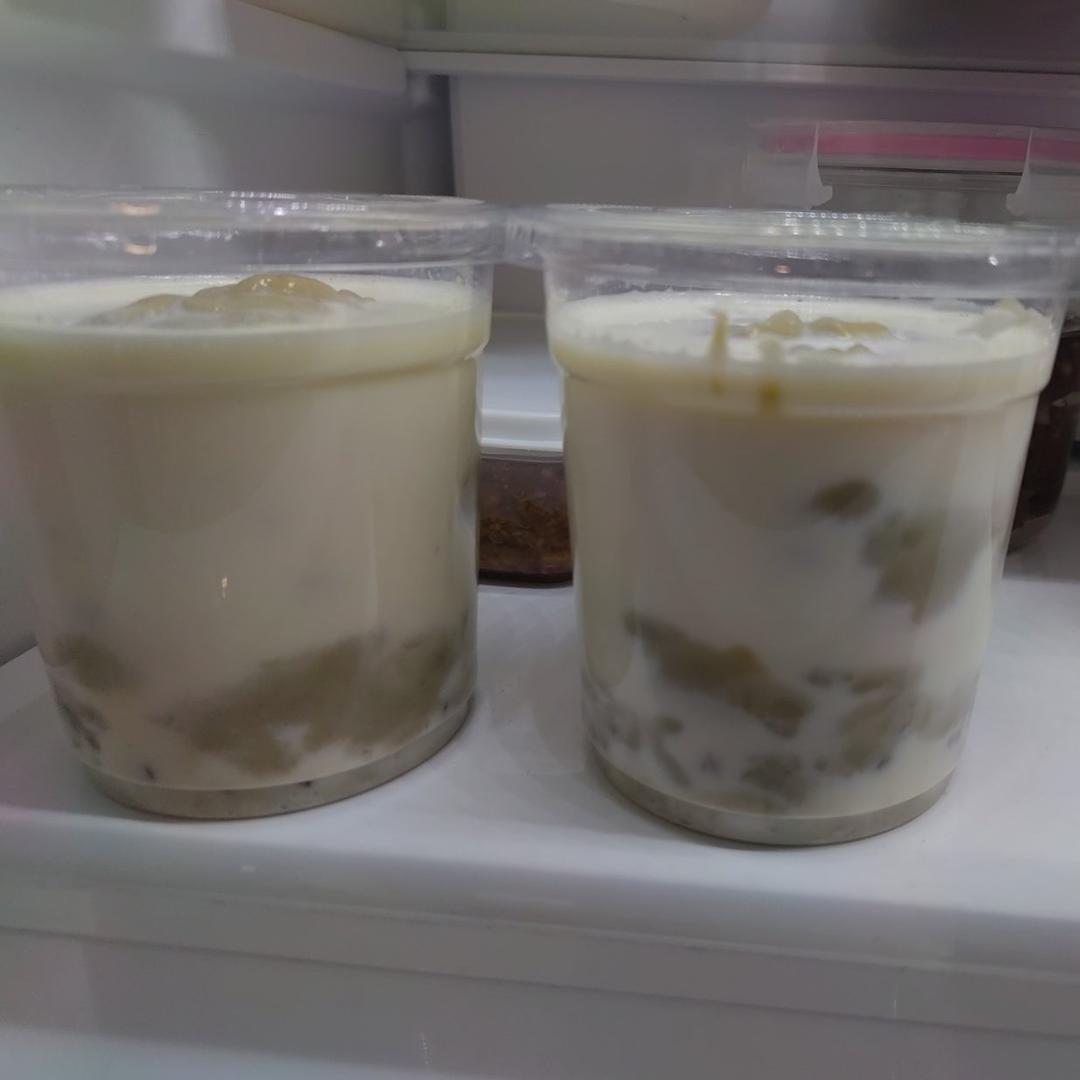 绿豆沙牛乳冰/清热解暑/夏日必备