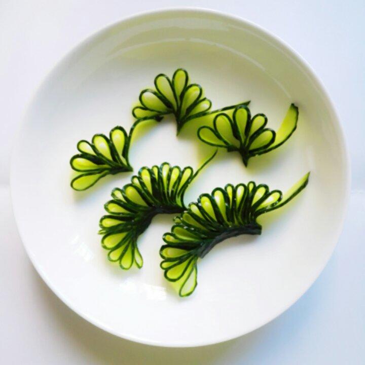 纯纯的太阳做的黄瓜围边