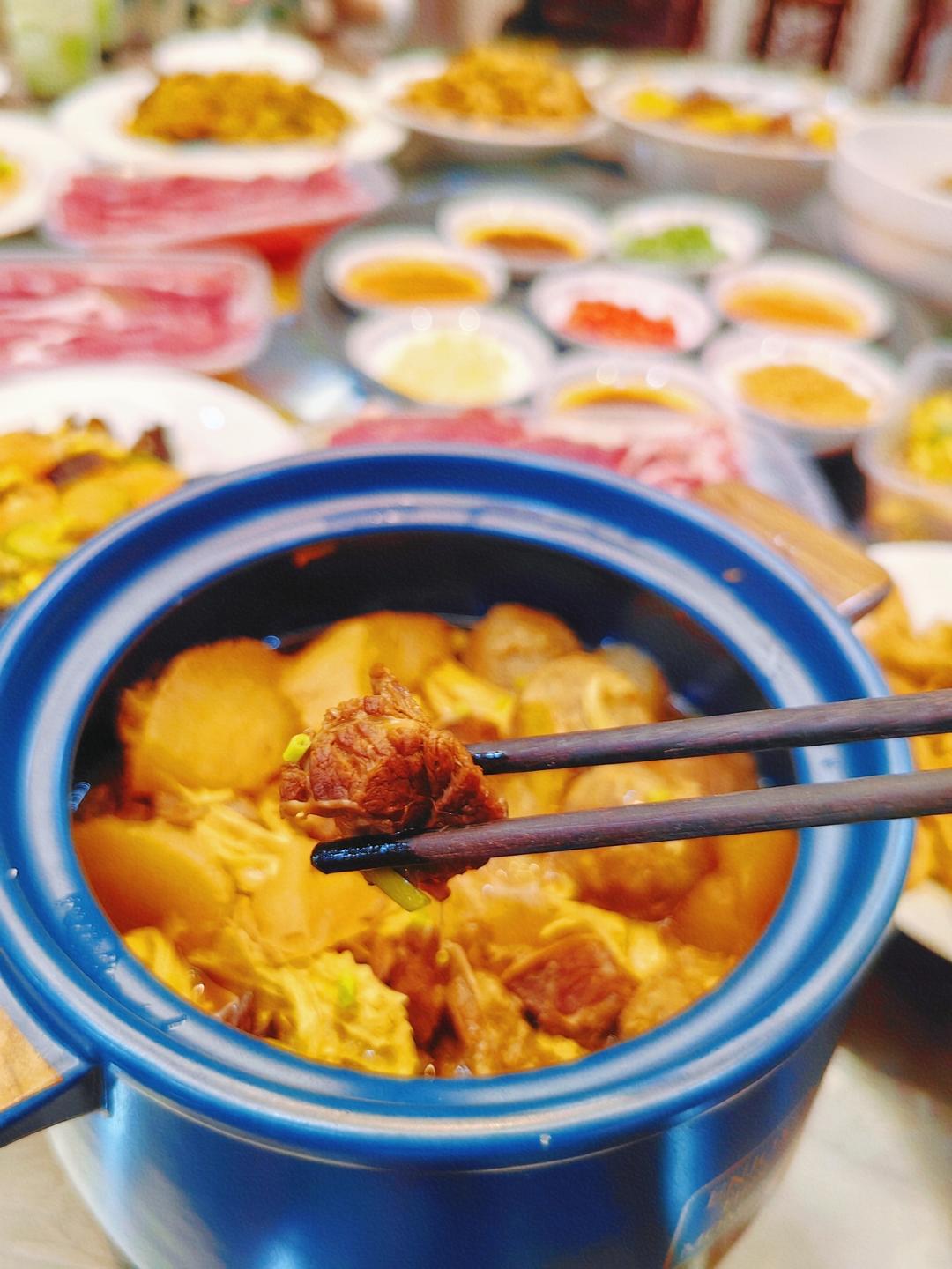 柱侯腐竹牛腩萝卜煲【2月北鼎珐琅锅食谱】