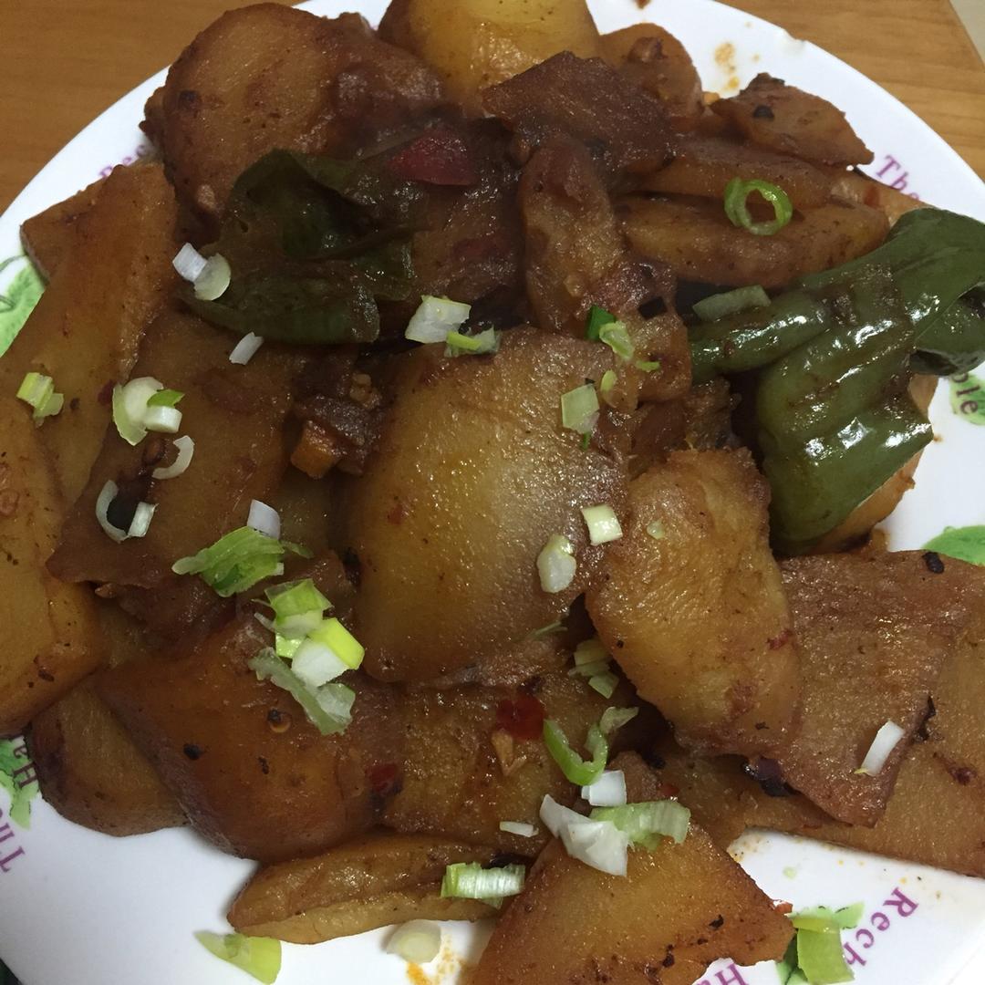 最简单快手菜红烧土豆片