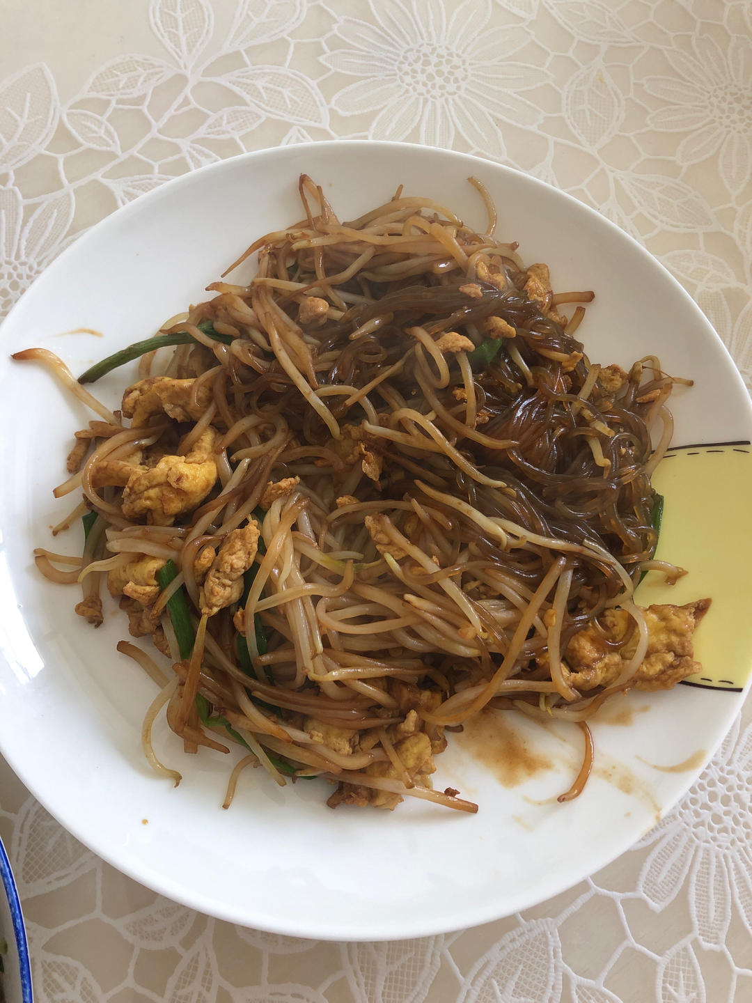 豆芽炒粉条