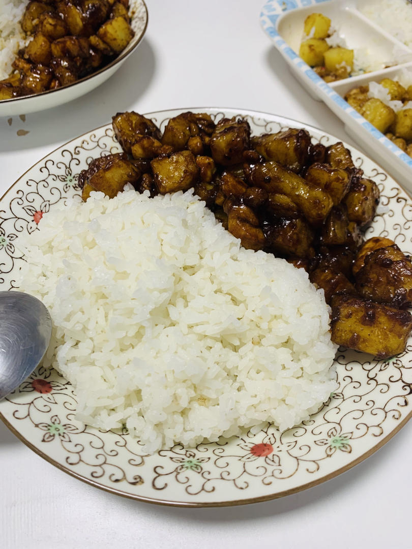 ㊙️超好吃，连吃两碗，黑椒鸡肉土豆饭‼️