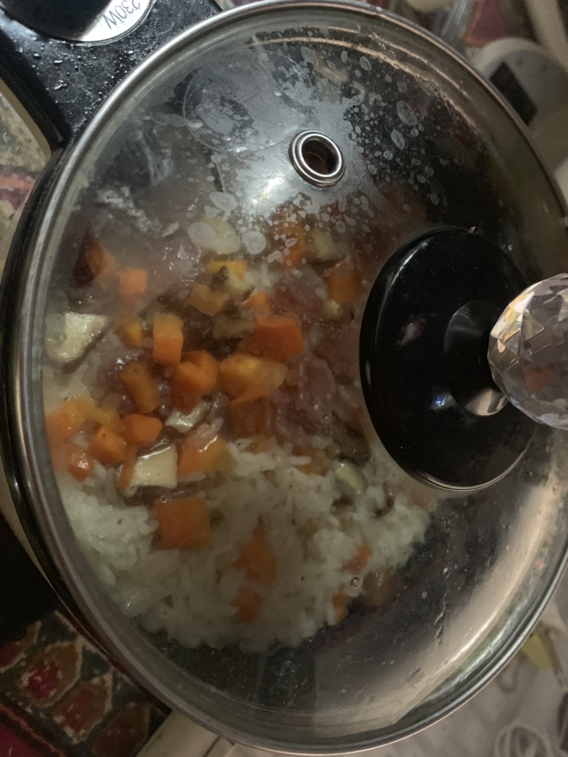 宿舍版香菇腊肠焖饭的做法 步骤8
