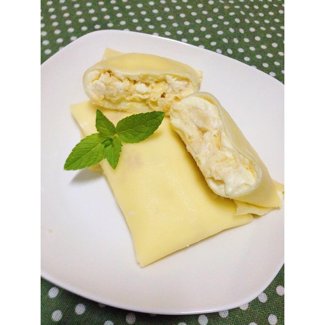 郭晚晚做的榴莲班戟