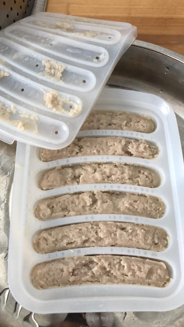 宝宝辅食山药肉肠