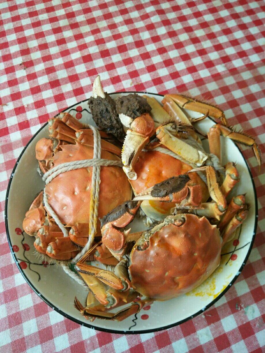 清蒸大闸蟹