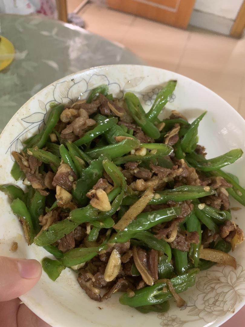 家常菜青椒炒肉